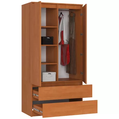 Fiókos szekrény 90 cm LOTA - égerfa
