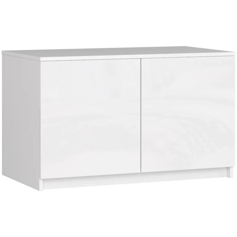 LOTA szekrényhosszabbító 90 cm - fehér / fényes fehér