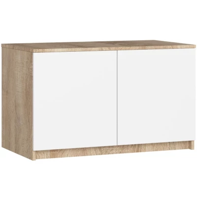 Szekrénybővítő LOTA 90 cm - sonoma tölgy / fehér