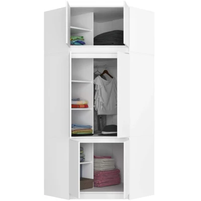 Sarokszekrény bővítmény LOTA 100 cm - fehér