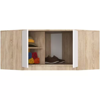 Sarokszekrény bővítmény LOTA 100 cm - sonoma tölgy / fehér
