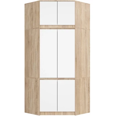 Sarokszekrény bővítmény LOTA 100 cm - sonoma tölgy / fehér