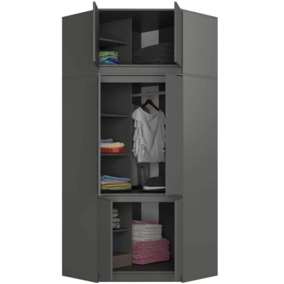 Sarokszekrény bővítmény LOTA 100 cm - szürke
