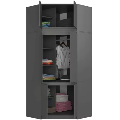 Sarokszekrény bővítmény LOTA 100 cm - szürke