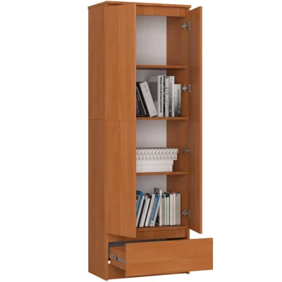Kétajtós szekrény fiókkal 60 cm VALESTRA - égerfa