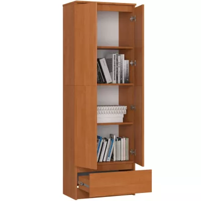 Kétajtós szekrény fiókkal 60 cm VALESTRA - égerfa