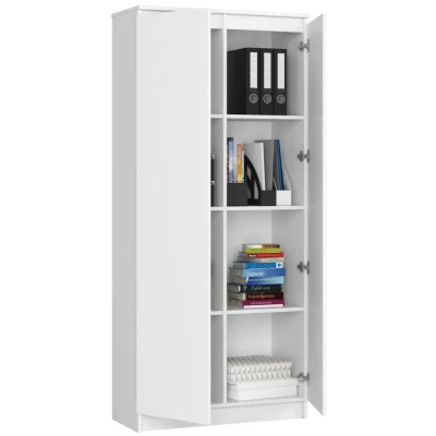Polcos szekrény 80 cm VALESTRA - fehér