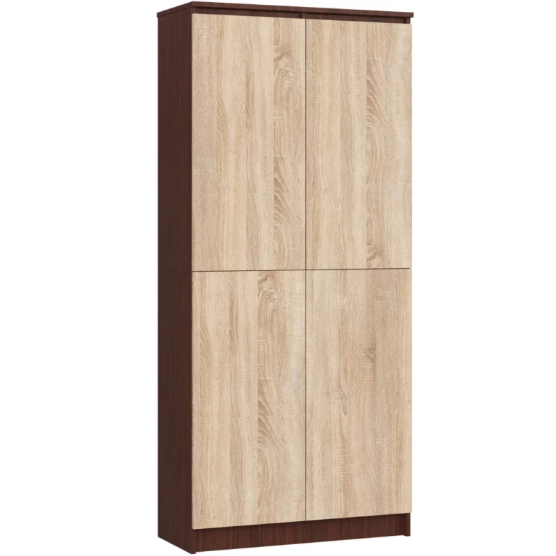 Polcos szekrény 80 cm VALESTRA - wenge / sonoma tölgy