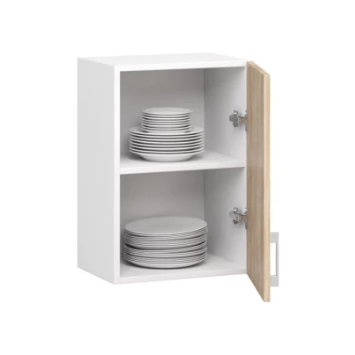 TRIVORA felső konyhaszekrény - szélesség 40 cm, fehér / sonoma tölgy