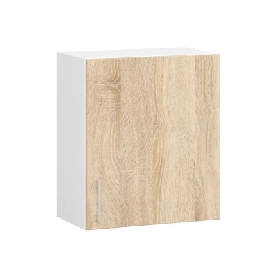 TRIVORA felső konyhaszekrény - szélesség 50 cm, fehér / sonoma tölgy