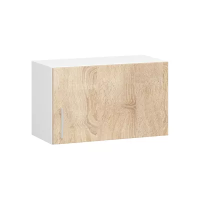 TRIVORA felső páraelszívó szekrény - szélesség 60 cm, fehér / sonoma tölgy