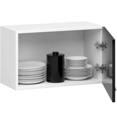 VERMINA 60 cm-es páraelszívó - fehér / fényes fekete