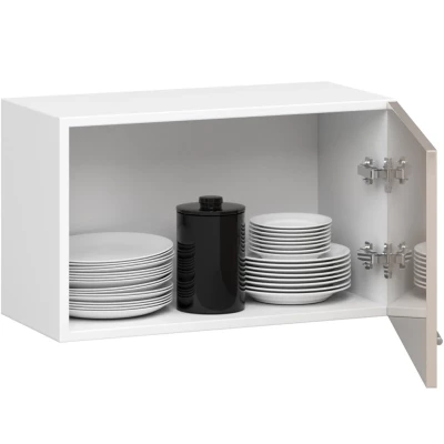 VERMINA 60 cm-es páraelszívó - fehér / cappuccino fényes felülettel