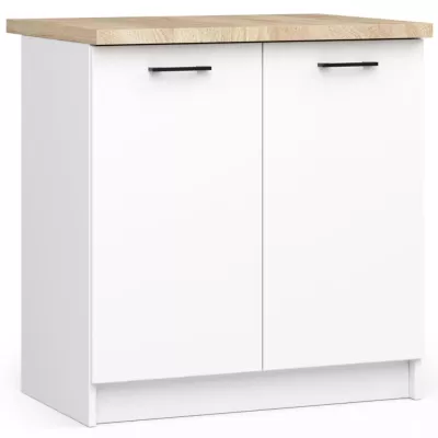 Alsó konyhaszekrény 80 cm VERMINA - fehér