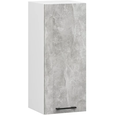 Felső konyhaszekrény 30 cm VERMINA - fehér / beton