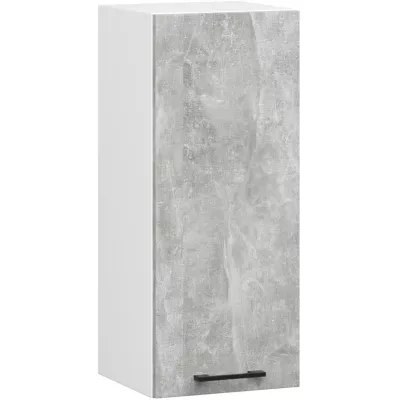 Felső konyhaszekrény 30 cm VERMINA - fehér / beton