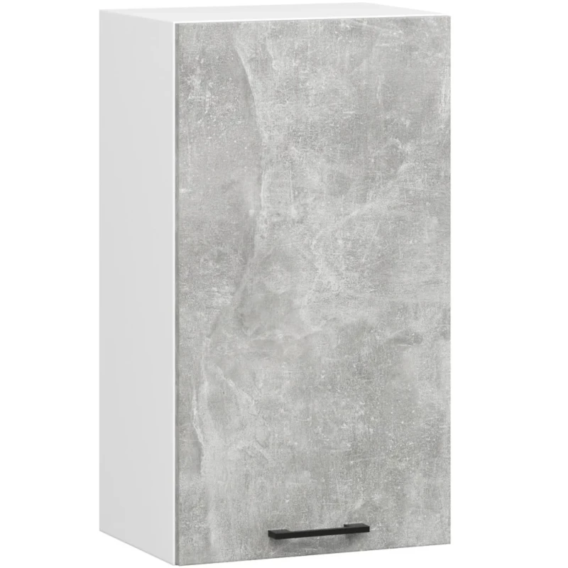 Felső konyhaszekrény 40 cm VERMINA - fehér / beton
