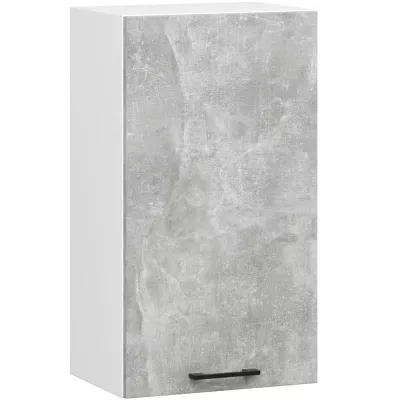 Felső konyhaszekrény 40 cm VERMINA - fehér / beton