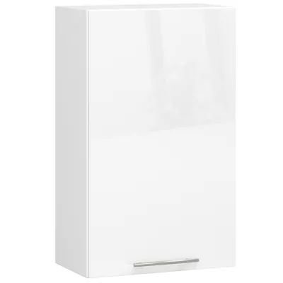 Felső konyhaszekrény 50 cm VERMINA - fehér / fényes fehér