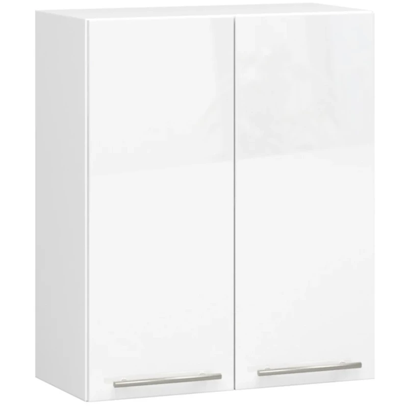 Felső konyhaszekrény 60 cm VERMINA - fehér / fényes fehér