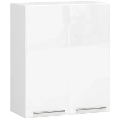Felső konyhaszekrény 60 cm VERMINA - fehér / fényes fehér