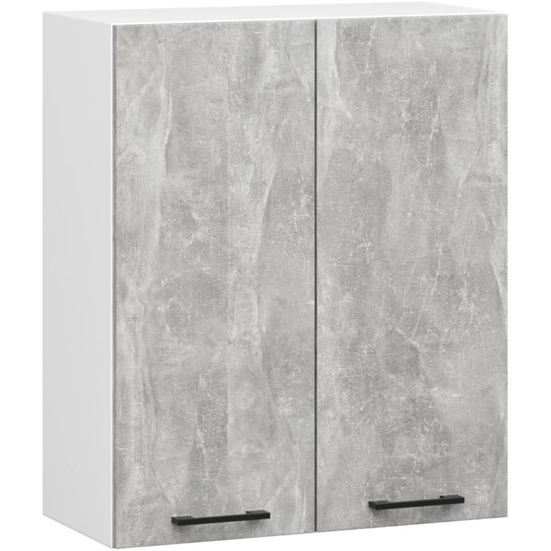 Felső konyhaszekrény 60 cm VERMINA - fehér / beton