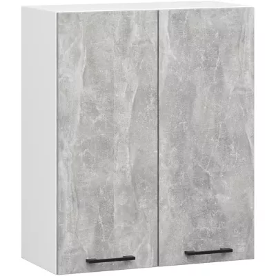 Felső konyhaszekrény 60 cm VERMINA - fehér / beton