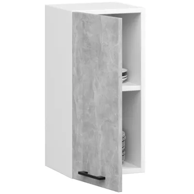 Fali konyhaszekrény 30 cm VERMINA - fehér / beton