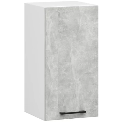 Fali konyhaszekrény 40 cm VERMINA - fehér / beton