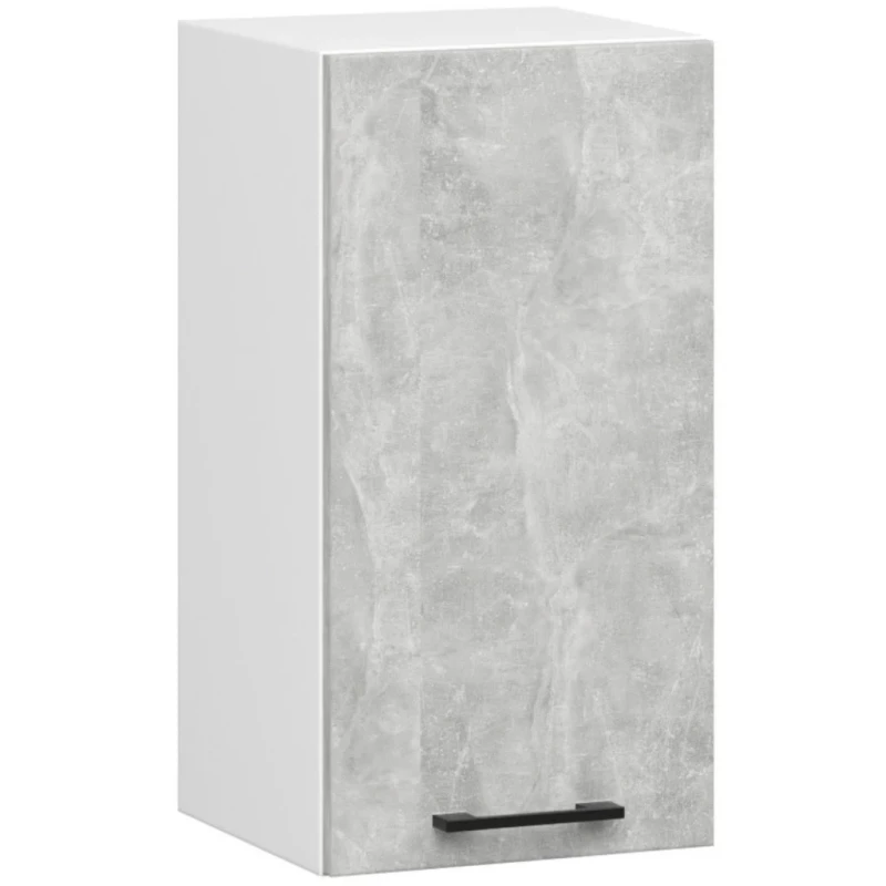 Fali konyhaszekrény 40 cm VERMINA - fehér / beton
