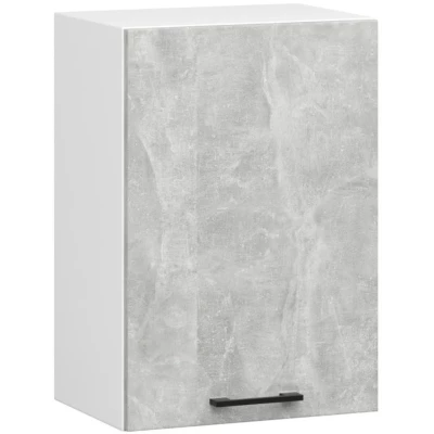 Fali konyhaszekrény 50 cm VERMINA - fehér / beton