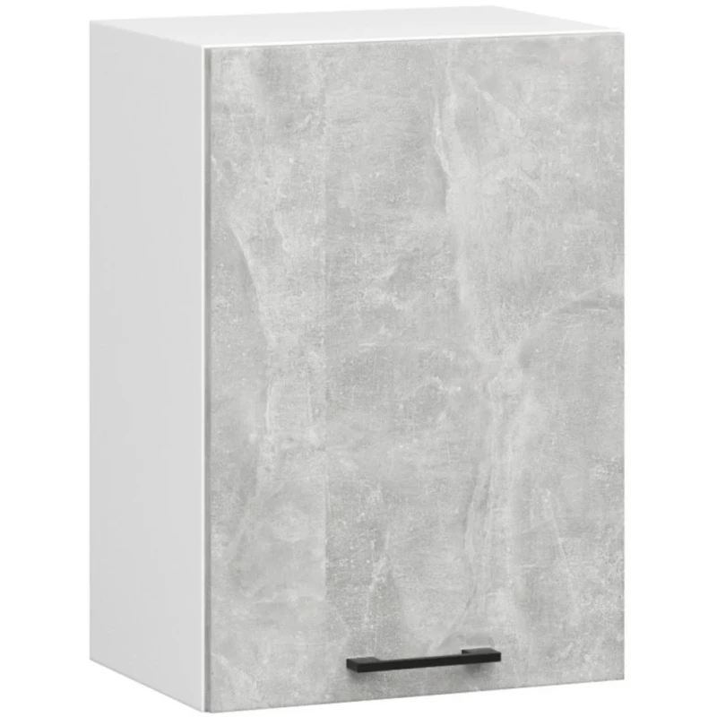 Fali konyhaszekrény 50 cm VERMINA - fehér / beton