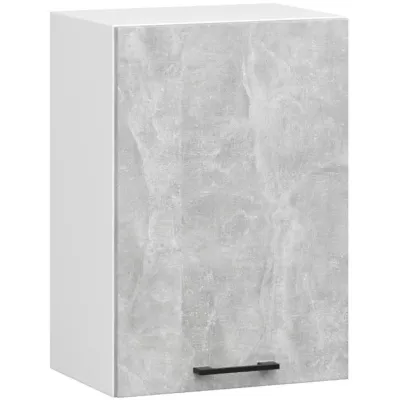 Fali konyhaszekrény 50 cm VERMINA - fehér / beton