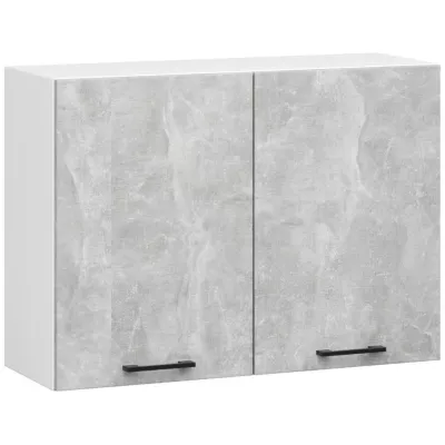 Fali konyhaszekrény 80 cm VERMINA - fehér / beton