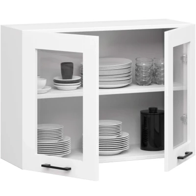 Fali vitrinek 80 cm VERMINA - fehér