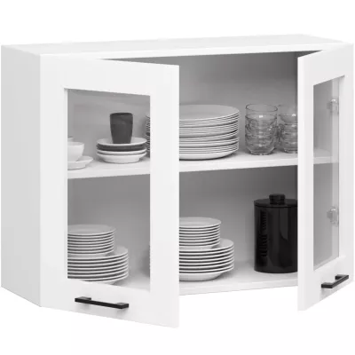 Fali vitrinek 80 cm VERMINA - fehér