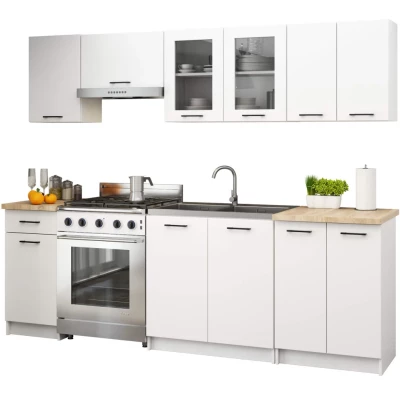 Fali vitrinek 80 cm VERMINA - fehér
