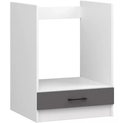 Tűzhelyszekrény 60 cm VERMINA - fehér / szürke