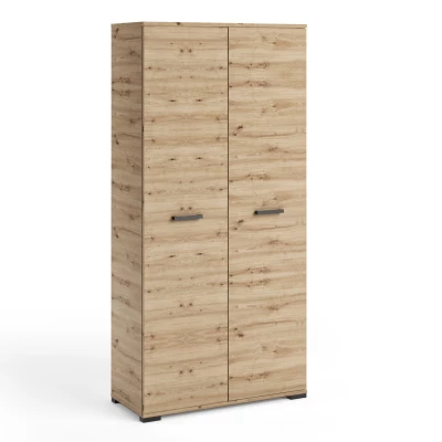 Kétajtós gardróbszekrény 90 cm KLENRI - kézműves tölgyfa