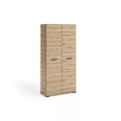 Kétajtós gardróbszekrény 90 cm KLENRI - kézműves tölgyfa