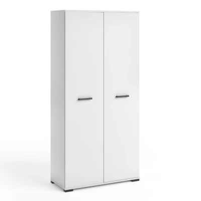 Kétajtós szekrény 90 cm KLENRI - fehér