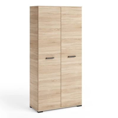 Kétajtós gardróbszekrény 90 cm KLENRI - sonoma tölgyfa