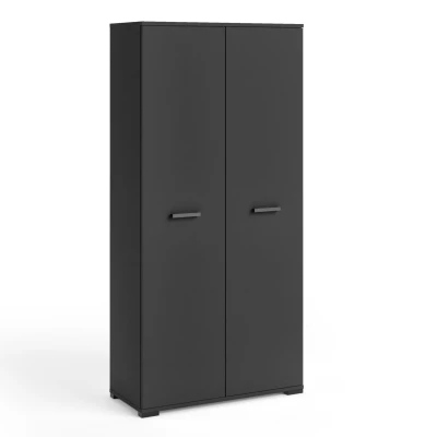 Kétajtós szekrény 90 cm KLENRI - fekete