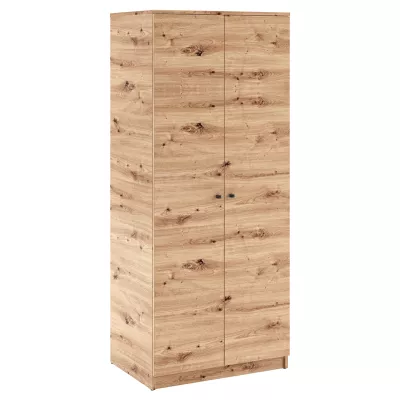 Kétajtós szekrény 80 cm GIDOEN - kézműves tölgyfa