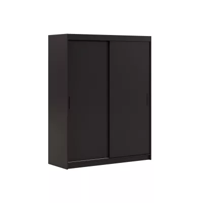 Gardróbszekrény tolóajtókkal 100 cm WARDIO - fekete