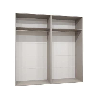 Tágas HELMA gardróbszekrény 1200 cm - kasmír / arany fogantyúk