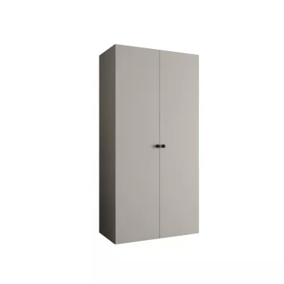 Elegáns gardrób CAITIR 1 100 cm - kasmír / fekete fogantyúk