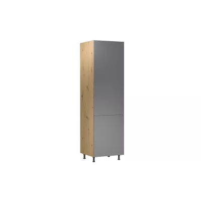 VALEN élelmiszerszekrény - szélesség 60 cm, kézműves tölgy / szürkésbézs