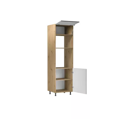 VALEN beépített szekrény - szélesség 60 cm, kézműves tölgy / szürkésbézs