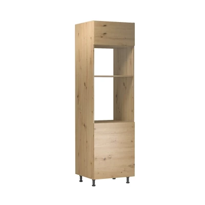 VALEN beépített szekrény - szélesség 60 cm, kézműves tölgyfa